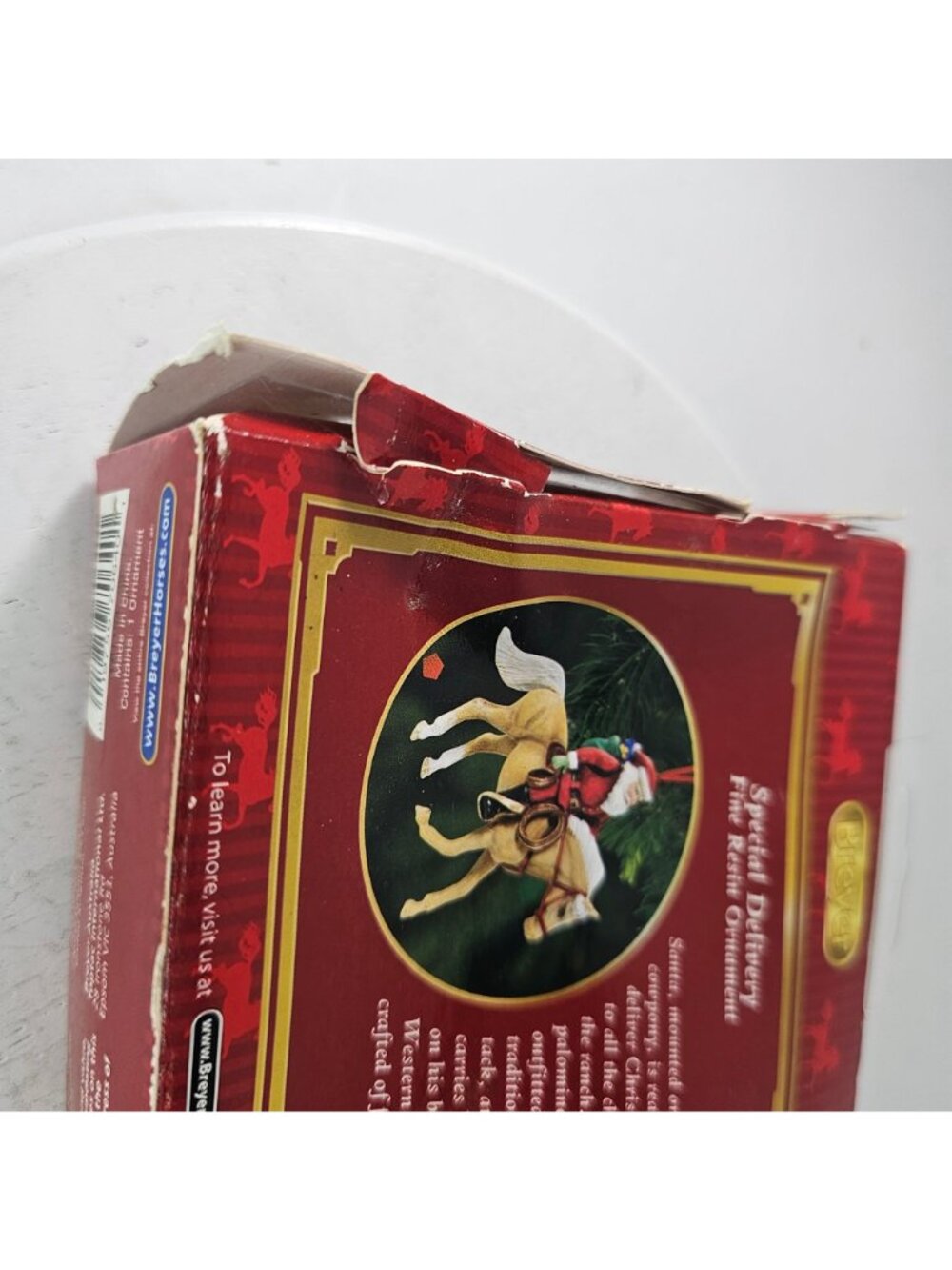Breyer Special Delivery Ornament Santa Horse 700640 Decoration New Damaged Box - Picture 6 of 8